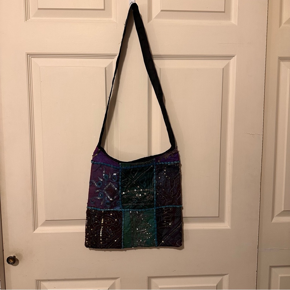 Vintage | Bag | Vintage Shoulder Sari Bag - Picture 7 of 15